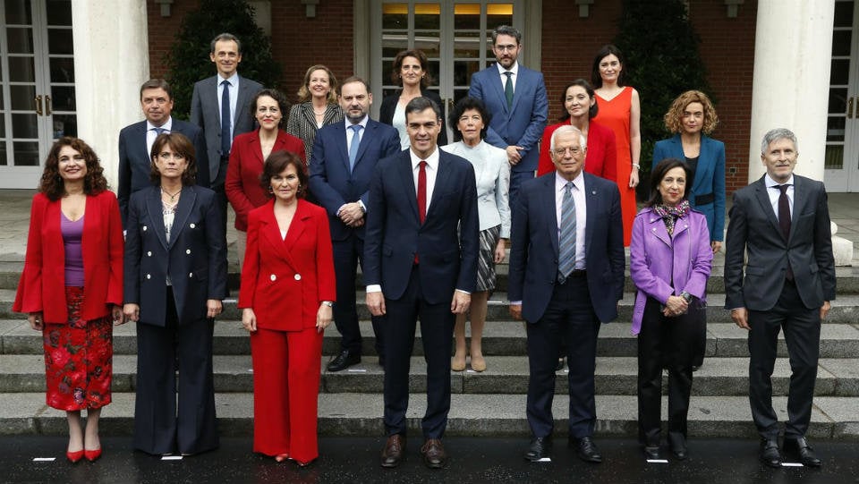 Ministros_Sánchez_PSOE