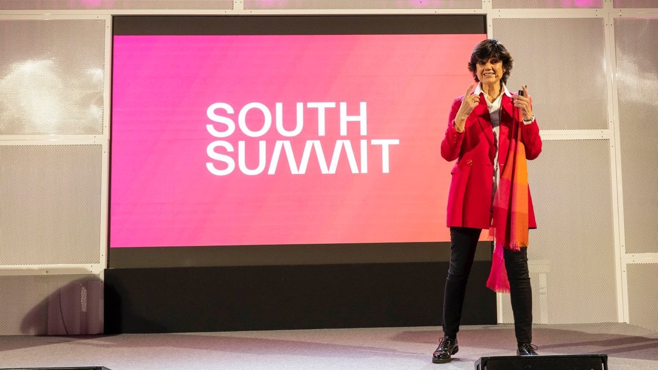 María Benjumea durante la presentación de South Summit 2023