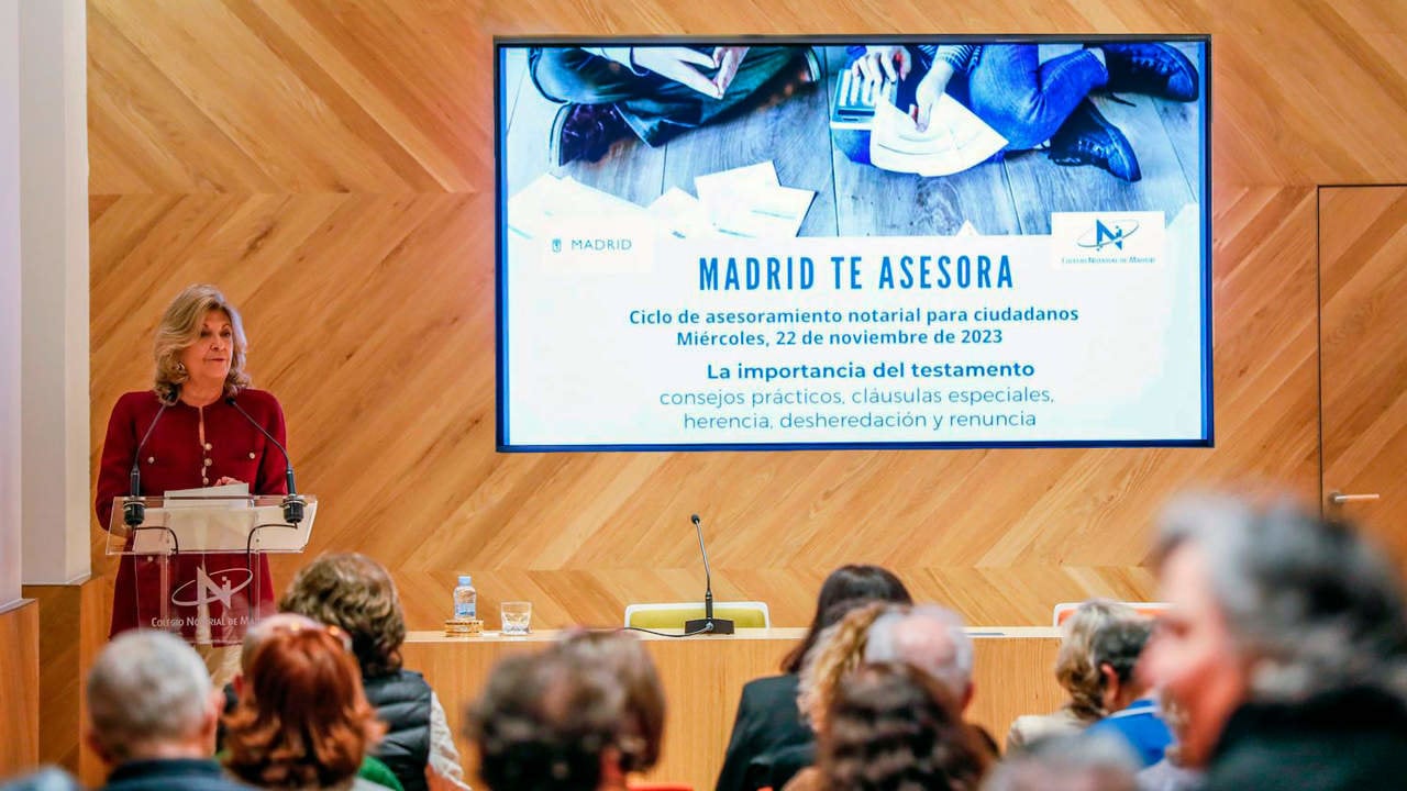 El Colegio Notarial de Madrid asesora a comerciantes y pymes.
