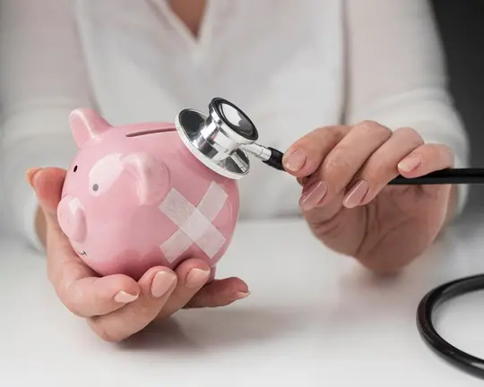 person-putting-stethoscope-piggy