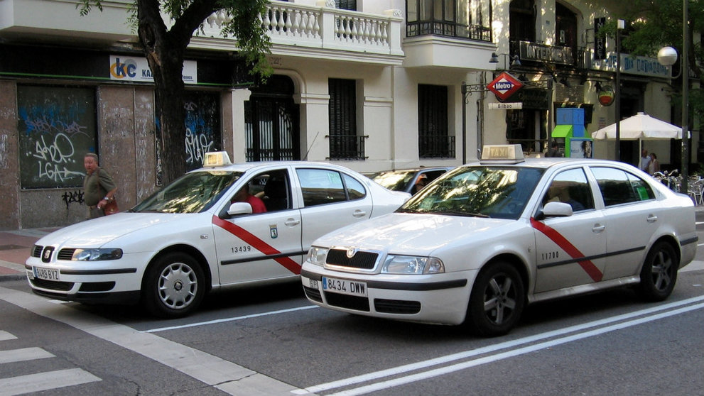 Taxis de Madrid.
